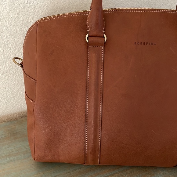 Josefina Leather Diaper Bag - Picture 3 of 9